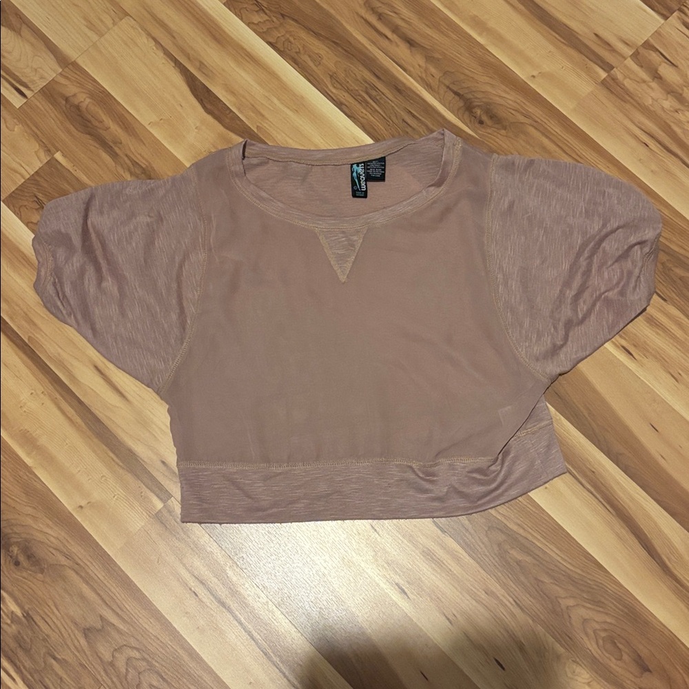 Weavers Mauve Short Sleeve Top